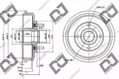 Тормозной барабан DJ PARTS купить